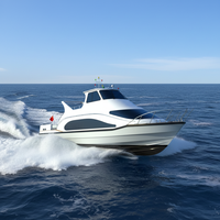 Grandsea Nouveau Bateau Ferry à Grande Vitesse en Aluminium de 15,8 m pour 40 Passagers avec Moteur Diesel Hors-Bord Blanc