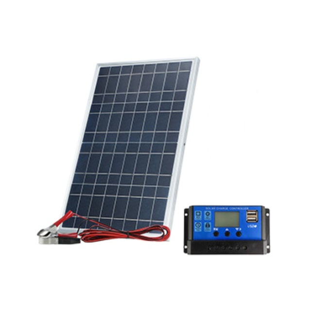 100W 12V Solar Panel Controller Kit, High Efficiency Conversion Solar camera Panel Charger Boat Car Battery Charging