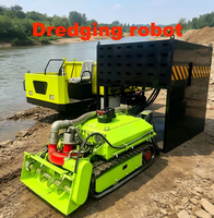 Robot de dragage intelligent sous-marin télécommandé pour le nettoyage des boues d'évacuation des lacs