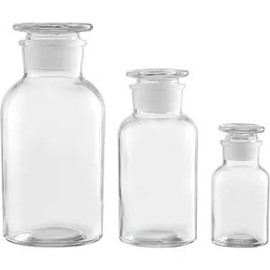 Bocaux hydroponiques Vintage en verre de 34oz, 17oz, 4oz, 30 pièces, bouteilles décoratives, contenants d'assaisonnement, pour salle de bain, bonbons