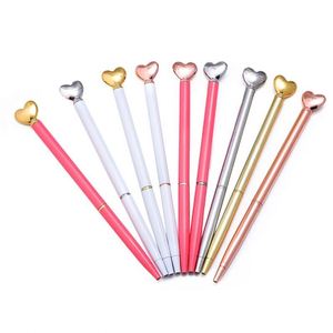 Crystal High Quality Promotion Personalize Logo Lucky Heart Diamond Ball <b>Pen</b> - Product Image 2