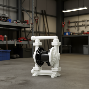 Bomba Neumática de Doble Diafragma de 40 GPM, Cuerpo de Polipropileno de 1 Pulgada, Bomba de Transferencia de Aceite Usado, Máx. 100 PSI - Product Image 2