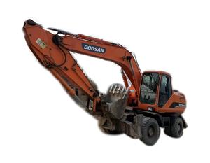 Doosan DH210W-7 210-7 DH210 Pelle sur pneus Machine lourde en stock Pelle sur chenilles mobile Pelle d'occasion en vente - Product Image 6