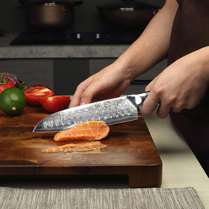 7 pollici 67 strato damasco cucina cuoco Set taglio taglio professionale Santoku <span class=keywords><strong>coltello</strong></span> da cucina giapponese Santoku <span class=keywords><strong>coltello</strong></span> da cuoco - Product Image 1