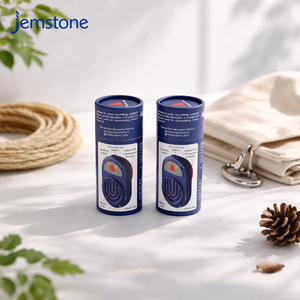 กล่องบรรจุภัณฑ์ทรงกระบอกสำหรับน้ำมันหอมระเหยแบบขายส่ง เป็นมิตรกับสิ่งแวดล้อม ทำจากกระดาษคราฟท์เคลือบด้าน สำหรับใส่ตลับไล่ยุง - Product Image 1
