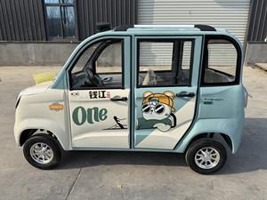 4-Seater รถไฟฟ้าขนาดเล็ก4ล้อพร้อมเครื่องปรับอากาศ1000วัตต์มอเตอร์<span class=keywords><strong>แบตเตอรี่</strong></span>ลิเธีย<span class=keywords><strong>ม</strong></span> <<span class=keywords><strong>100</strong></span>กม. ช่วง<span class=keywords><strong>ราคา</strong></span>ถูก - Product Image 4