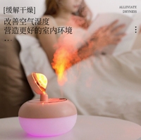 Accueil Petit humidificateur Usb Portable LED coucher de soleil atmosphère lumière arôme ultrasons diffuseur d'air humidificateur pour chambre