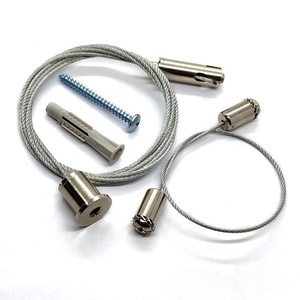 Kits <span class=keywords><strong>de</strong></span> <span class=keywords><strong>suspension</strong></span> <span class=keywords><strong>de</strong></span> <span class=keywords><strong>luminaire</strong></span> <span class=keywords><strong>pour</strong></span> grille <span class=keywords><strong>de</strong></span> plafond acoustique, avec câbles en acier <span class=keywords><strong>pour</strong></span> éclairage suspendu - Product Image 3