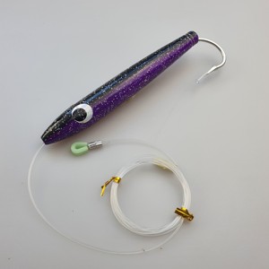 Leurre de pêche à la traîne <span class=keywords><strong>en</strong></span> bois pour la pêche <span class=keywords><strong>en</strong></span> haute <span class=keywords><strong>mer</strong></span>, appât <span class=keywords><strong>en</strong></span> bois pour marlin et thon, leurre <span class=keywords><strong>en</strong></span> cèdre monté avec hameçon simple, leurre de pêche à la traîne - Product Image 6