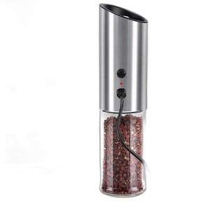 Kitchen Utensils Decoration Automatic Electric Battery Operated Spice Salt and Pepper <b>Mill</b> Bottle Grinder for Spices - Product Image 1