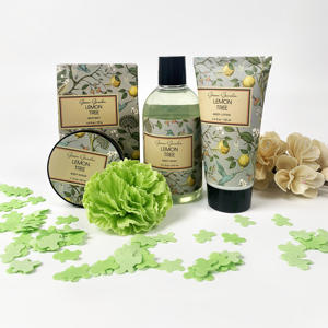 OEM ODM Ensembles de <span class=keywords><strong>bain</strong></span> pour les soins de la peau pour femmes <span class=keywords><strong>Coffret</strong></span> cadeau en bois avec parfum floral et bienfaits du nettoyage aux herbes - Product Image 5