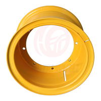 Jantes en acier pour engins de chantier, personnalisées, 14/1.5-25, pneu 1400-20, PCD 130mm, 8 trous, ET 0mm, neuves, certifiées ISO, garantie 1 an