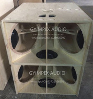 GYIMPEX AUDIO Promotion VRB30 Boîtier de subwoofer vide double 15 pouces pour la scène, Vente directe fabricant