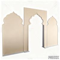 Décoration de scène de mariage, arche en PVC blanc moderne et populaire, support de toile de fond, accessoires d'arche personnalisés pour les événements festifs