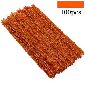 100 Uds. Por bolsa varilla trenzada colorida creativa Diy artesanía barra de torsión Raíz de lana barra esponjosa Alambre de hierro Kits de decoración imaginativa - Product Image 4