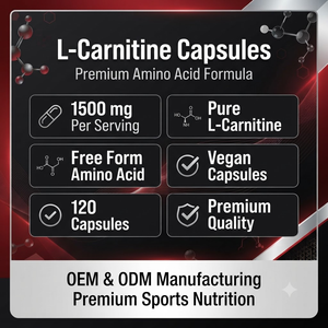 Cápsulas de L-Carnitina OEM ODM 1500mg 120 Unidades a Granel Marca Privada - Product Image 2