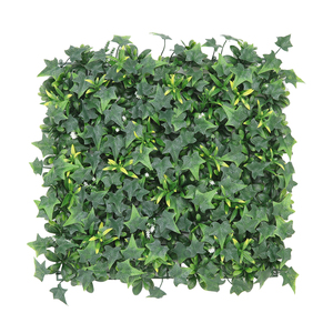 P191 Decoración Interior Planta Falsa Plástico Bambú y Hojas de Ciprés <span class=keywords><strong>Valla</strong></span> Seto Panel de Pared de Césped Artificial - Product Image 2