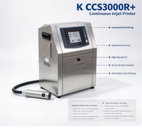 Machine de codage à jet d'encre continu K CCS3000R+, imprimante industrielle en ligne pour le marquage des lots et des dates d'expiration