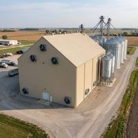Structure modulaire de luxe en métal, structure en acier, bâtiment d'entrepôt pour le stockage agricole