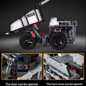 Moule King 13170 2044PCS Ingénierie Série RC Mine Camion à benne basculante Voiture Briques Modèle Technique Éducatif Jouet Festival Cadeau - Product Image 6