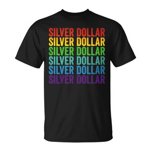 T-shirt promozionale retrò Silver Dollar - Product Image 2