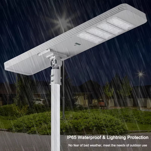 Lámpara Solar para Exteriores IP65 de 100W, Luz Diurna de 6000K, Diseño de Aluminio LED, Garantía de 3 Años, Certificación RoHS, Batería para Iluminación Vial - Product Image 2