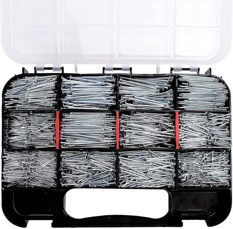 260PC Nail Set Steel Concrete Zinc