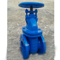 Vanne à opercule en fonte BS3464 PN16 à tige non élévatrice, assise sur métal, DN50-DN300, à brides, pour l'eau