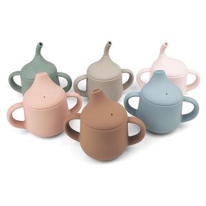 2025 <span class=keywords><strong>Top</strong></span> bán thân thiện với môi trường BPA-free Silicone bé sippy cup Leak-proof in mô hình Toddler đào tạo rơm cấp thực phẩm hướng dẫn sử dụng - Product Image 1