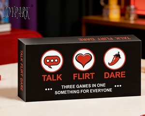 Jeu de cartes pour adultes, jeux de positions sexuelles pour couples, TALK FLIRT DARE - Préliminaires, taquineries, plaisir sexuel, jeu de cartes pour couples - Product Image 1
