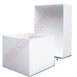 STA بوتقة كوارتز غير الشفة من النوع المربع - Product Image 1