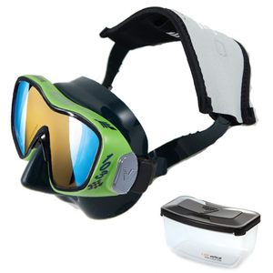 Taiwan V.DIVE Professionelle Beschlagfreie UV-Beständige Niedrigvolumige Gummi-Schnorchel-Tauchermaske für Erwachsene - Product Image 6