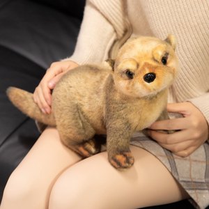 Sınır Ötesi Yaban Hayatı Simülasyonu Su Samuru Peluş Oyuncak Bebek Unisex Doğum Günü Hediyesi Fotoğrafçılık Aksesuarları 31-50cm PP Pamuk Dolgulu 14+ Yaş - Product Image 4