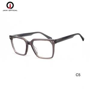 Vente en gros de lunettes tendances Lunettes en acétate Optica <span class=keywords><strong>Lunetes</strong></span> Lunettes à plastifier Monture optique en acétate Lunettes en stock - Product Image 5
