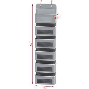 Organisateur suspendu Simple Houseware à 6 poches transparentes pour porte ou mur - Product Image 2