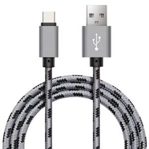 Câble de chargeur rapide USB C 3m en Nylon Type C câble de données USB cordon de charge de téléphone câble de type-c pour <span class=keywords><strong>Xiaomi</strong></span> Huawei Samsung Galaxy S10 - Product Image 4