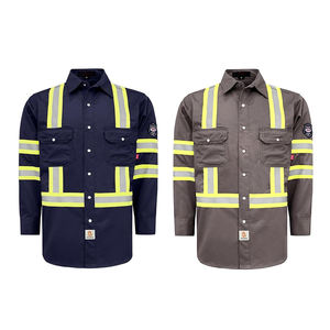 Vestuário De Segurança De Alta Visibilidade Camisas De Soldagem FR Camisa Resistente A Chamas Retardante De Fogo Roupas De Trabalho Workwear - Product Image 1