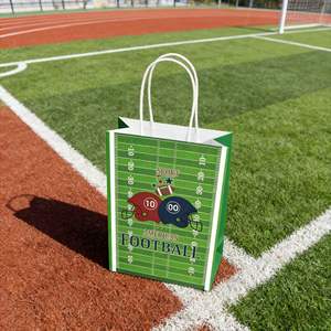 Bolsas de Regalo de Fútbol Creativas Personalizadas al por Mayor OEM/ODM - Bolsas de Papel Reciclado con Asas - Product Image 6