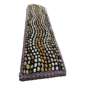 Sông tự nhiên đá Gạch <span class=keywords><strong>Mosaic</strong></span> màu Pebble Mat cho vườn cảnh quan ngoài trời trang trí nội thất sàn tường nghệ thuật DIY - Product Image 5