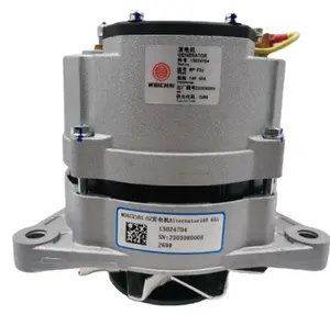 Alternador 226B-13024704 para Motor Diésel Deutz Weichai WP6 WP8, Camión, <span class=keywords><strong>14V</strong></span> <span class=keywords><strong>65A</strong></span> - Product Image 1