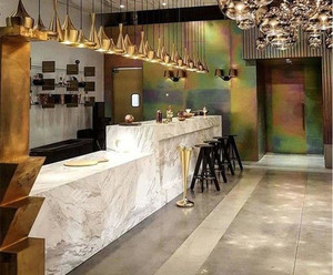 Di alta qualità artificiale di pietra di marmo ristorante bancone <span class=keywords><strong>bar</strong></span> disegni di alta insegnare mobili bancone da <span class=keywords><strong>bar</strong></span> - Product Image 6