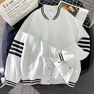 Giacca Bomber Casual da <span class=keywords><strong>Uomo</strong></span> Junior di Marca <span class=keywords><strong>Trendy</strong></span> Ball, Verde con Colletto Rialzato, Vestibilità Ampia, Motivo a Cuore, Autunnale per Adolescenti - Product Image 6