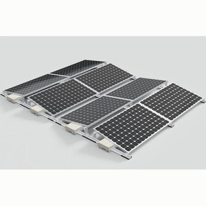Kit de montage de panneaux solaires 9sunsolar à conception non-pénétrante pour toit, support lesté pour toit plat, système de ballast pour support de toit solaire - Product Image 4