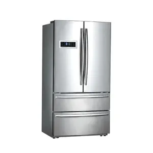 大型豪华法国门家用压缩机冰箱冰箱