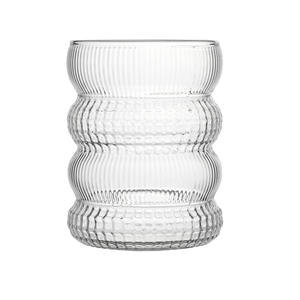 Cá nhân mô hình dày đặc sóng hình trong suốt cao Borosilicate cốc thủy tinh sinh thái thân thiện cổ điển cà phê nước trà rượu cốc - Product Image 1