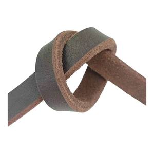 Best Sell Strong Dog Leash Durable Rope Cowhide Leather with Brass Hook Leather <b>Pet</b> Leash - Product Image 3