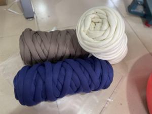 Treccia di filato di tubo gigante di alta qualità lavabile in lavatrice grande braccio di filato per maglieria filato a treccia grossa - Product Image 4