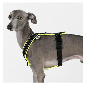 反射材付き軽量ノーブルドッグベストハーネス：ソフトパッド入り、首と胸元バックルで調節可能、H型犬用ハーネス - Product Image 1