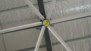 Ventilateurs de plafond 24FT avec 6 pales en aluminium, moteur PMSM, volume d'air élevé, contrôle par application - Product Image 5