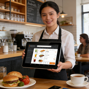 Tablet POS ODM 11/12 Pollici, Chiosco per Donazioni con NFC Frontale, WiFi, 4G, Menu Ristorante, Pagamento NFC, Tablet PC Android - Product Image 4